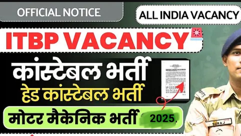 ITBP Headconstable Vacancy 2025