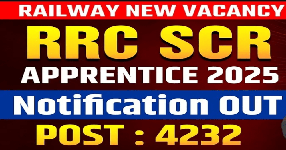 Indian Railway scr apprentice Vacancy 2025